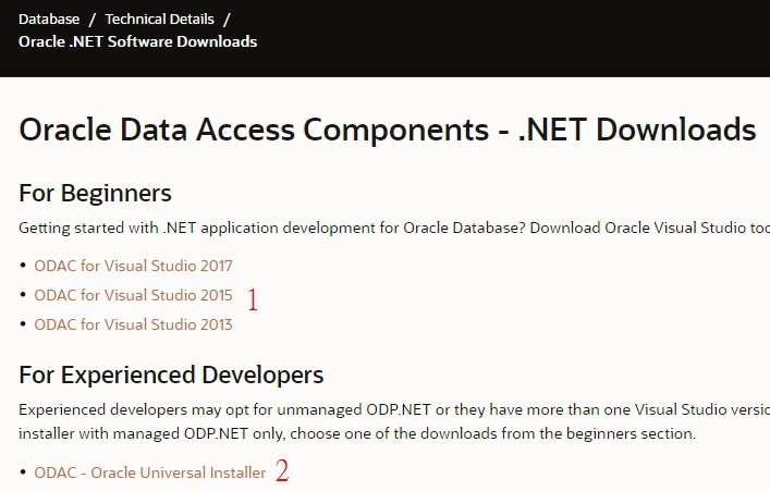什麼是 Oracle Data Access Components?