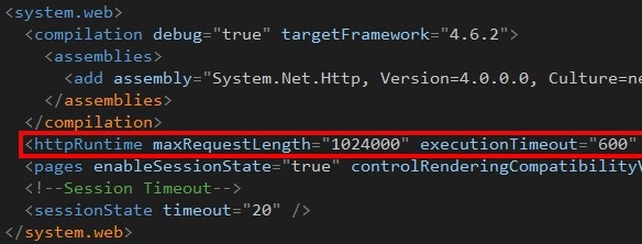 HttpRuntime ExecutionTimeout & IIS Site ConnectionTimeout 差異