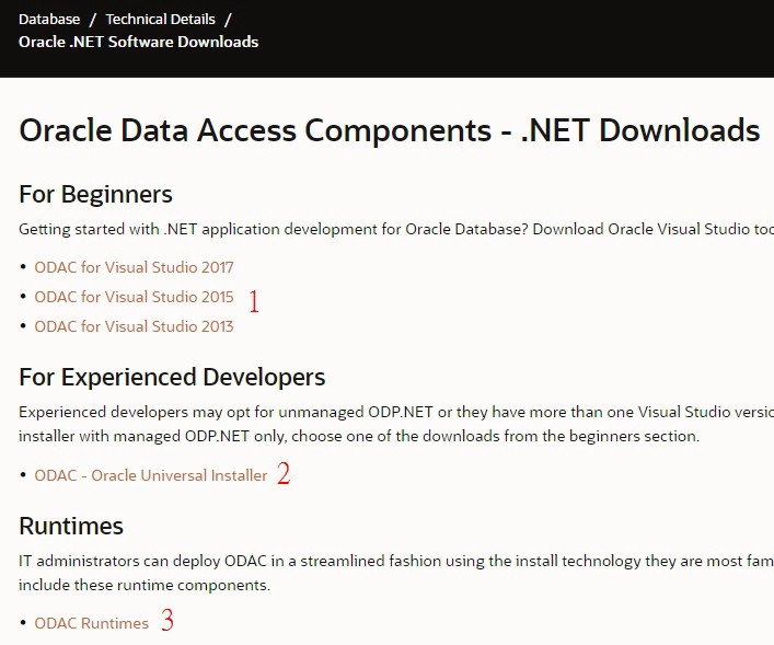 什麼是 Oracle Data Access Components?